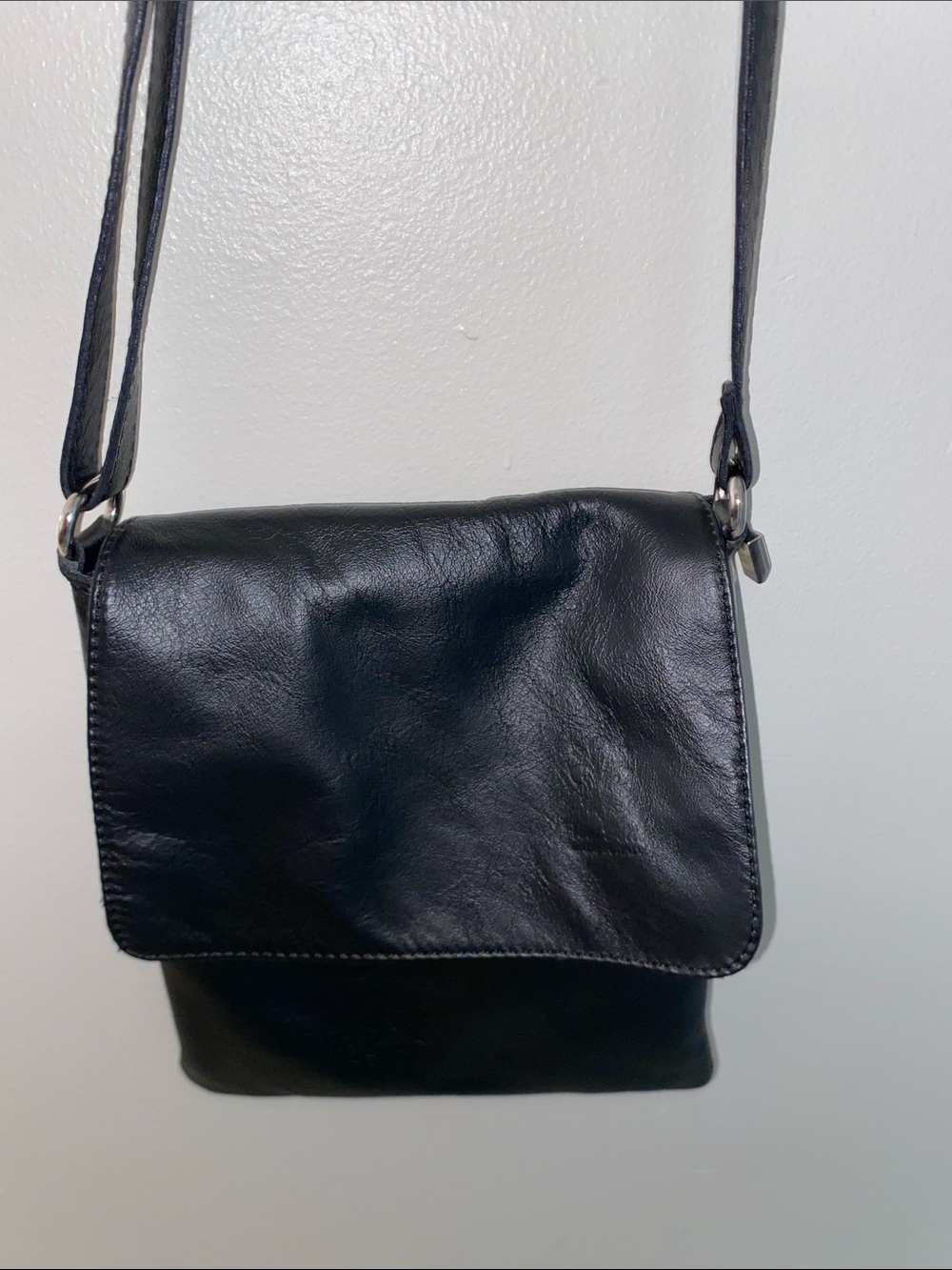 Borse in Pelle Italy leather black crossbody black crossbody handbag